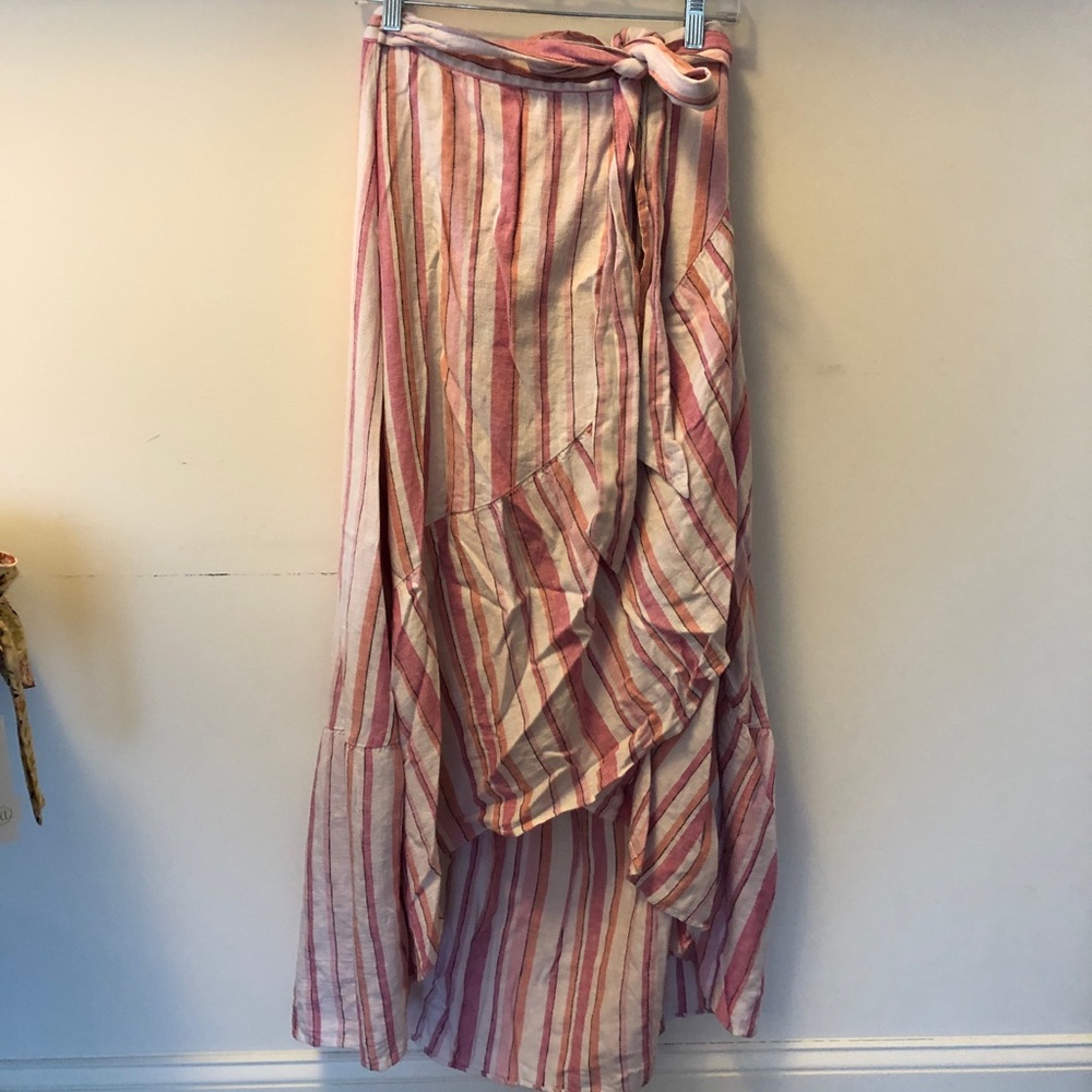 Linen Wrap Skirt💕